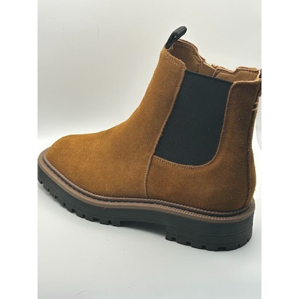 Sam Edelman Laguna Frontier Girls Brown Suede Chelsea Boots H26800L203 Size 3 - Picture 1 of 11